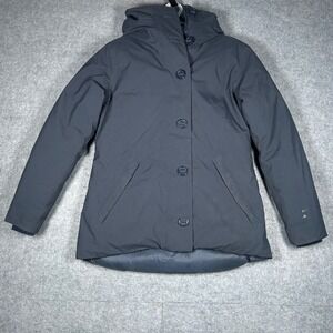 Patagonia Gore-Tex Parka Womens Medium Black Frozen Range Down Jacket Insulated